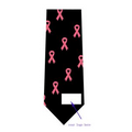 Black stock design MIcrofiber Awareness tie